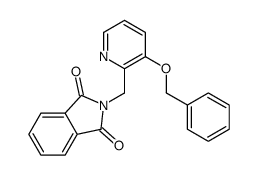 2-[[3-(Phenylmethoxy)-2-pyridinyl]methyl]-1H-isoindole-1,3(2H)-dione Structure