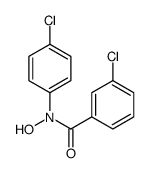 3-chloro-N-(4-chlorophenyl)-N-hydroxybenzamide结构式