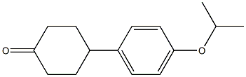 4-(4-Isopropoxyphenyl)cyclohexanone structure