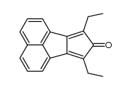 2,5-Diethyl-8(H)-oxocyclopent[a]acenaphthylene结构式