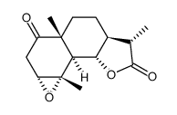 (11S)-3α,4α-Epoxy-1oxoeudesmano-13,6α-lactone Structure