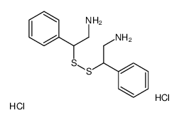 2-[(2-amino-1-phenylethyl)disulfanyl]-2-phenylethanamine,dihydrochloride Structure