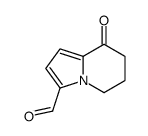 8-oxo-6,7-dihydro-5H-indolizine-3-carbaldehyde Structure