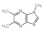 3,4,9-trimethyl-2,5,7,9-tetrazabicyclo[4.3.0]nona-1,3,5,7-tetraene structure