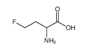 2-AMINO-4-FLUORO-BUTANOIC ACID结构式