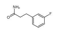 Benzenepropanamide, 3-fluoro- Structure