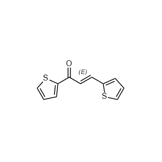 (E)-1,3-二(噻吩-2-基)丙-2-烯-1-酮图片