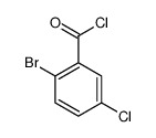 2-bromo-5-chlorobenzoyl chloride结构式