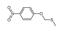 1-((methylthio)methoxy)-4-nitrobenzene Structure