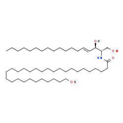 C30(ω-hydroxy) Ceramide (d18:1/30:0)结构式