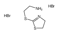 2-(4,5-dihydro-1,3-thiazol-2-ylsulfanyl)ethanamine,dihydrobromide结构式