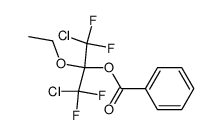 [1-Aethoxy-1-(chlor-difluor-methyl)-2-chlor-2,2-difluor-aethyl]-benzoat Structure