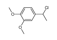 4-(1-chloro-ethyl)-1,2-dimethoxy-benzene结构式