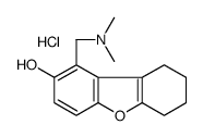 1-[(dimethylamino)methyl]-6,7,8,9-tetrahydrodibenzofuran-2-ol,hydrochloride结构式