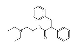 2,3-diphenyl-propionic acid-(2-diethylamino-ethyl ester)结构式