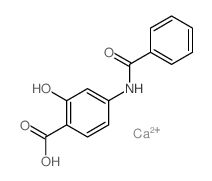 Benzoic acid,4-(benzoylamino)-2-hydroxy-, calcium salt (2:1) picture