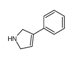 3-phenyl-2,5-dihydro-1H-pyrrole结构式