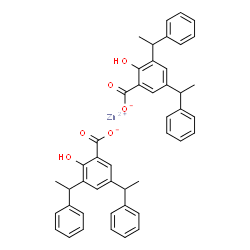 zinc 3,5-bis(alpha-methylbenzyl)salicylate结构式