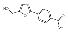 4-(5-HYDROXYMETHYL-FURAN-2-YL)-BENZOIC ACID structure