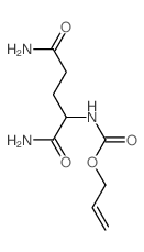 prop-2-enyl N-(1,3-dicarbamoylpropyl)carbamate Structure
