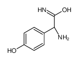 (R)-2-amino-2-(4-hydroxyphenyl)acetamide Structure