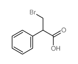 3-bromo-2-phenyl-propanoic acid structure
