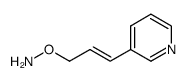 Pyridine, 3-[(1E)-3-(aminooxy)-1-propenyl]- (9CI) structure
