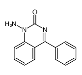 1-amino-4-phenylquinazolin-2-one Structure