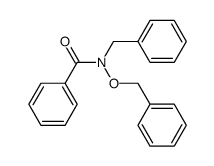 phenyl-N-(phenylmethoxy)-N-benzylcarboxamide Structure