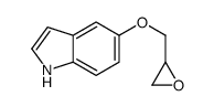 5-OXIRANYLMETHOXY-1H-INDOLE结构式