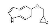 5-OXIRANYLMETHOXY-1H-INDOLE structure