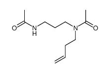 N-[3-(Acetylamino)propyl]-N-(3-butenyl)acetamide Structure