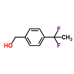 (4-(1,1-difluoroethyl)phenyl)methanol结构式