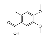 2-ethyl-4,5-dimethoxy-benzoic acid Structure