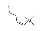 cis-1-Trimethylsilylpent-1-ene结构式