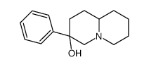 (3R,9aR)-3-phenyl-1,2,4,6,7,8,9,9a-octahydroquinolizin-3-ol结构式