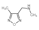 N,4-二甲基-1,2,5-恶二唑-3-甲胺结构式