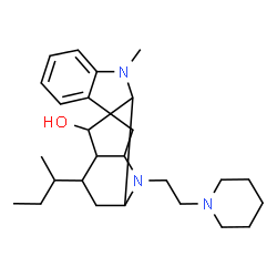 (17R,20α)-4-(2-Piperidinoethyl)-4,21-secoajmalan-17-ol Structure