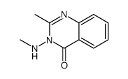 2-methyl-3-(methylamino)quinazolin-4-one结构式