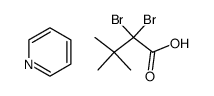 pyridinium 2,2-dibromo-3,3-dimethyl butyrate结构式