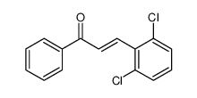 3-(2,6-dichlorophenyl)-1-phenylprop-2-en-1-one结构式