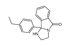 9b-(4-ethyl-phenyl)-1,2,3,9b-tetrahydro-imidazo[2,1-a]isoindol-5-one结构式