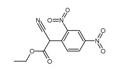 cyano-(2,4-dinitro-phenyl)-acetic acid ethyl ester结构式