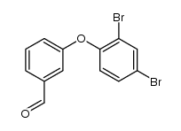 3-(2,4-dibromophenoxy)benzaldehyde Structure