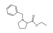 ETHYL 1-BENZYLPYRROLIDINE-2-CARBOXYLATE structure