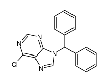 9-benzhydryl-6-chloropurine结构式