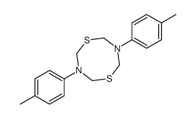3,7-bis(4-methylphenyl)-1,5,3,7-dithiadiazocane结构式