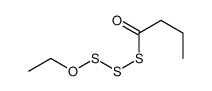 S-(ethoxydisulfanyl) butanethioate Structure