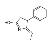 5-(methylamino)-4-phenyl-3,4-dihydropyrrol-2-one结构式