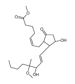 16-methyl-16-methoxyprostaglandin E2 Structure